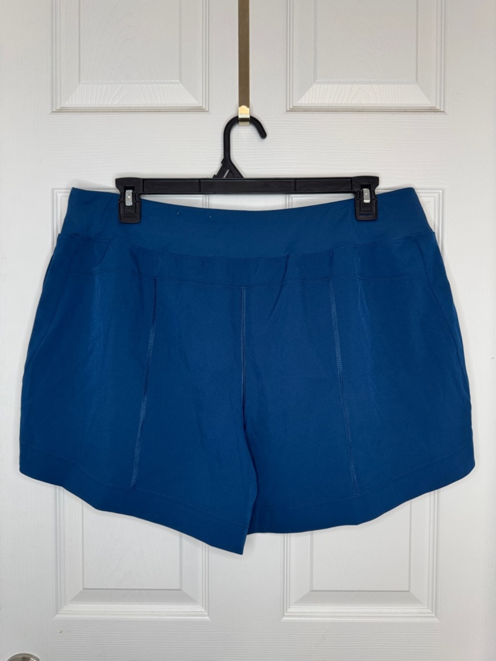 NWOT Tek gear Deep Blue Athletic Shorts with Wide Waistband - Picture 7 of 7